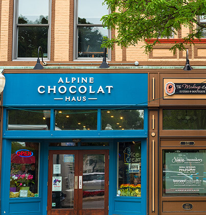 Alpine Chocolat Haus Lettering